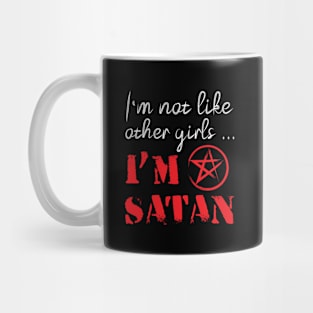 Not Like Other Girl Sassy Cute Funny Satan Mug